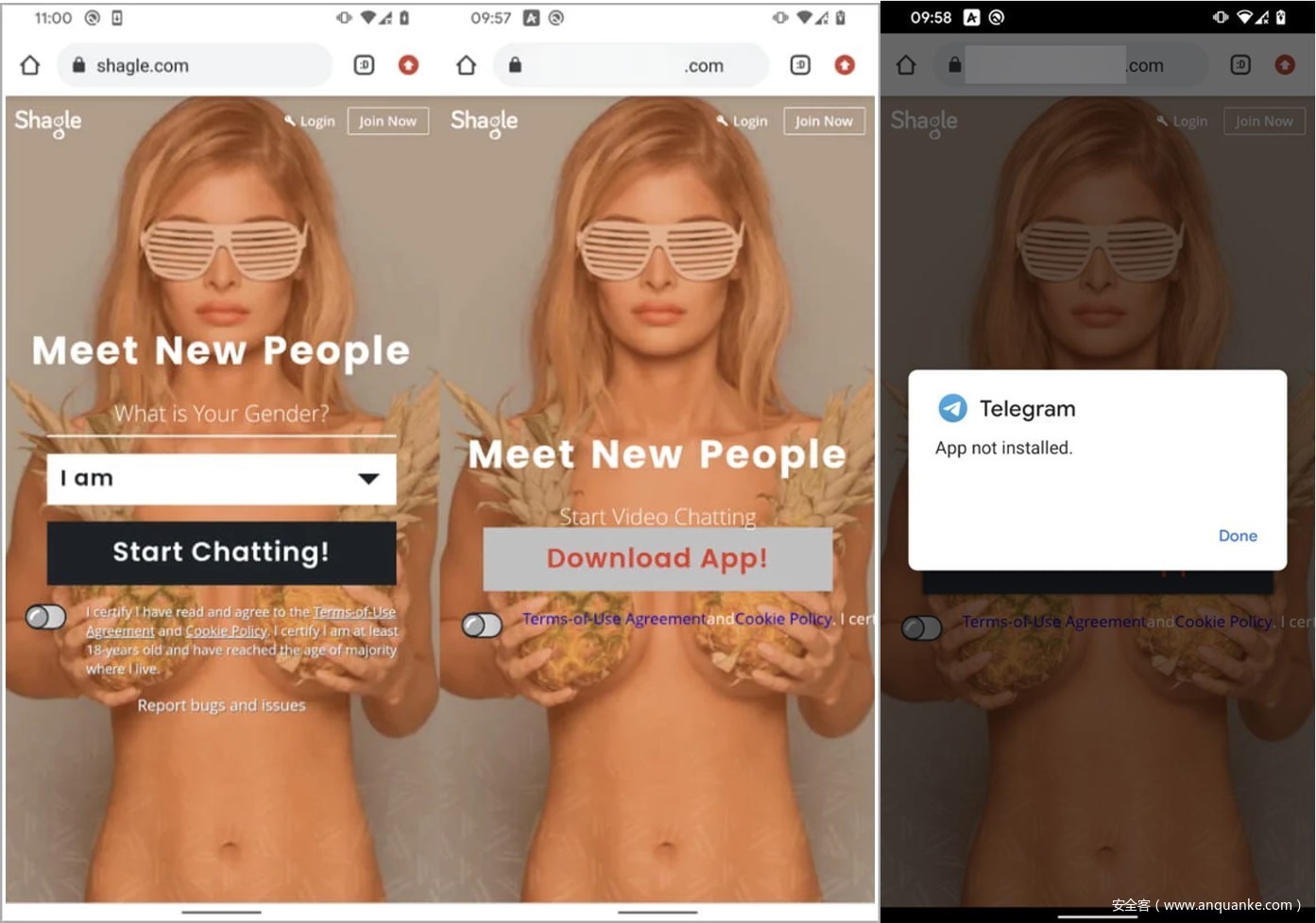 黑客利用虚假Shagle应用程序针对Android用户
