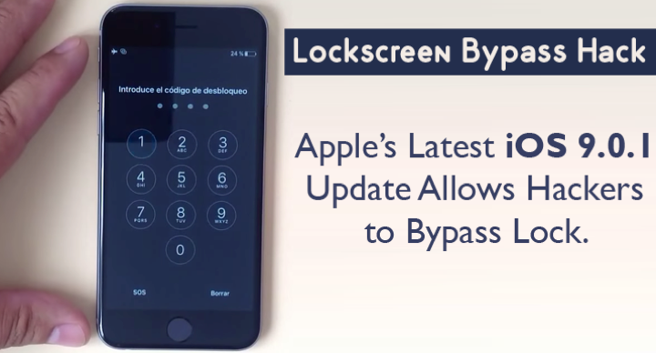 苹果粉请注意！最新版的iOS 9.0.1仍未修复锁屏绕过漏洞