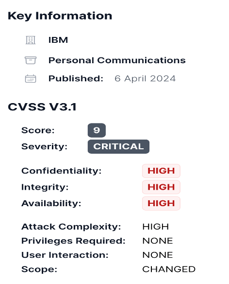 PCCOM CVE-2024-25029 漏洞
