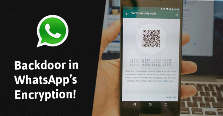 【国际资讯】WhatsApp被爆后门将允许攻击者拦截并读取你的加密信息？