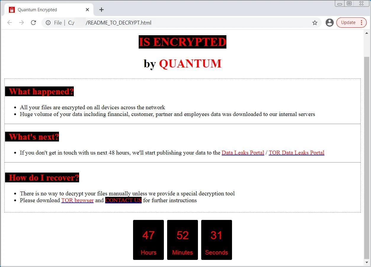 勒索软件Quantum 染指多米尼加共和国政府机构