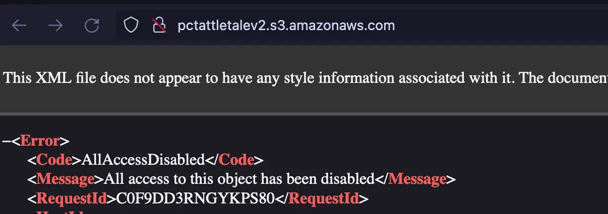 pcTattletale 间谍软件 AWS Amazon Lock