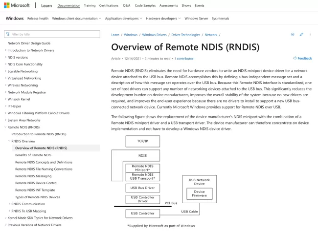 Linux准备禁用微软RNDIS协议驱动