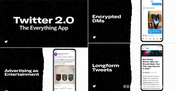 Elon Musk确认Twitter 2.0将消息提供端到端加密