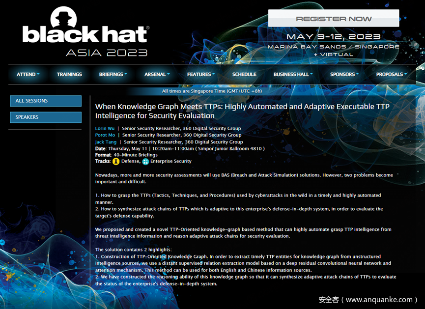 360知识云亮相Black Hat Asia 2023：技战术图谱赋能BAS评估